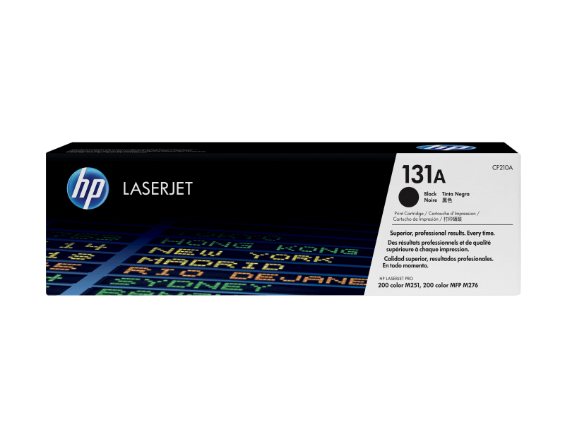 HP 131A Black Original LaserJet Toner Cartridge - CF210A
