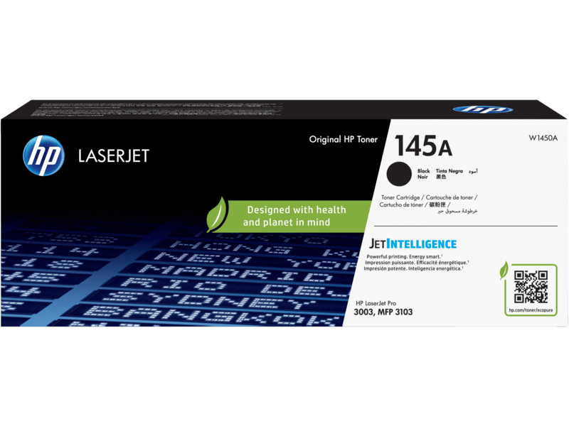 HP 145A Black Original LaserJet Toner Cartridge - W1450A
