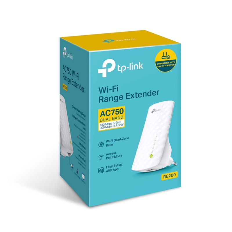 TP-Link AC750 Mesh Wireless N Wall Plugged Range Extender