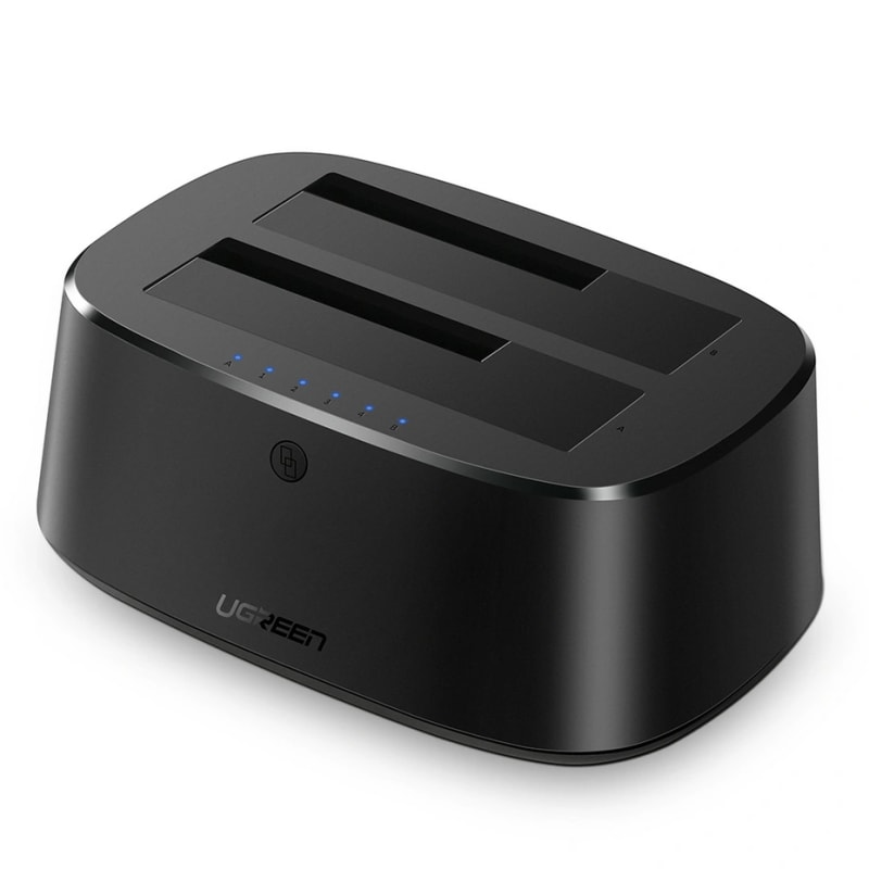 UGREEN USB 3.0 to SATA Dual-Bay Hard Drive Duplicator/Cloner EU - CM198