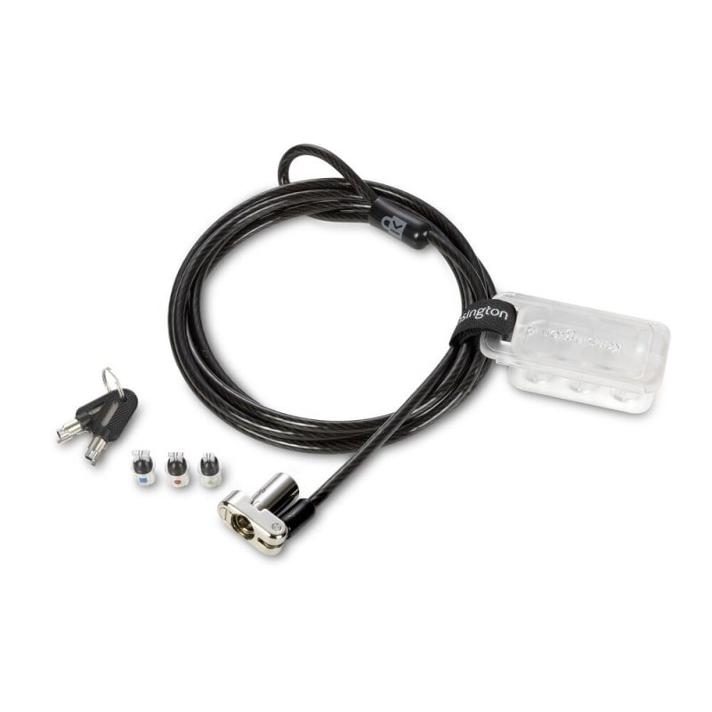 Kensington Universal 3-in-1 Keyed Laptop Lock for Standard, Nano or Wedge-Shaped Slots - K62318WW