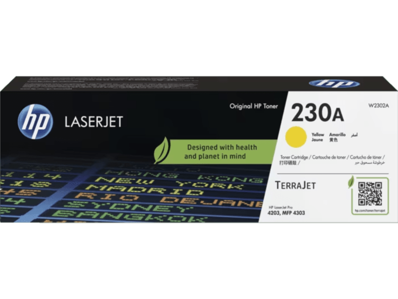 HP 230A Yellow Original LaserJet Toner Cartridge - W2302A