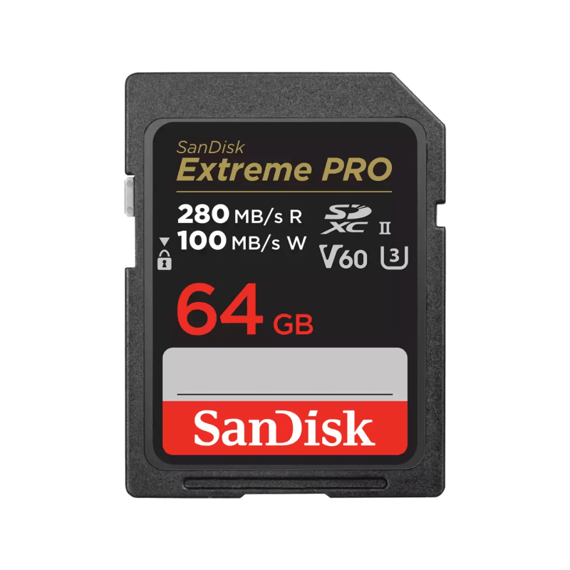 SanDisk Extreme PRO SDXC™ UHS-II Card - 64GB