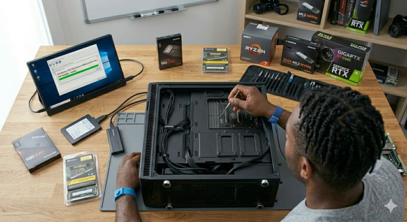 Hardware Upgrade with Clone /Data backup : Desktop or Laptop