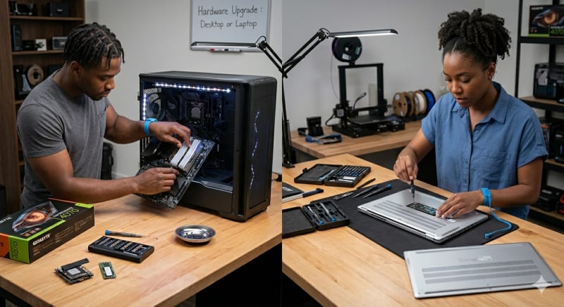 Hardware Upgrade : Desktop or Laptop