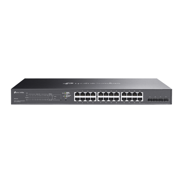 TP-Link 28-Port 10/100/1000Mbps JetStream Gigabit Smart Switch with 24-Port PoE+ - TL-SG2428P