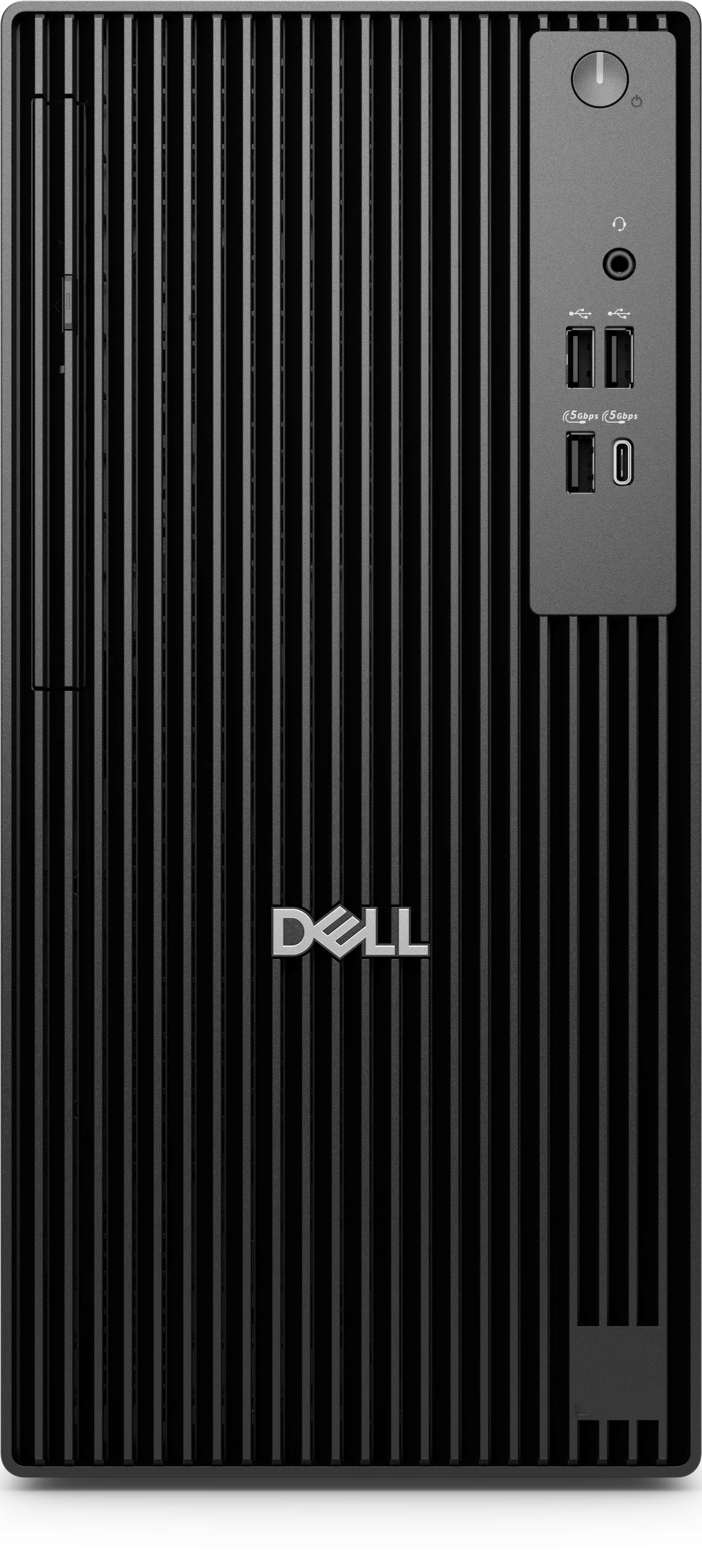 Dell Pro Tower QCT1250, Intel Core Ultra 5 235, 8GB DDR5 5600, 512GB M.2 PCIe NVMe SSD, Ubuntu, No ODD, USB Wired Keyboard and Mouse, Black, 1 Year Warranty, Front Ports: One Universal Audio Jack, Two USB-A 2.0, One USB-A (USB 5Gbps / USB 3.2 Gen 1), One USB-C (USB 5Gbps / USB 3.2 Gen 1), Rear Ports: One DisplayPort 1.4a, One HDMI 2.1, Two USB-A (USB 5Gbps / USB 3.2 Gen 1), Two USB-A 2.0 with SmartPower On, One RJ45 Ethernet, One Kensington Lock Slot - XCTO_QCT1250_U5 No Monitor