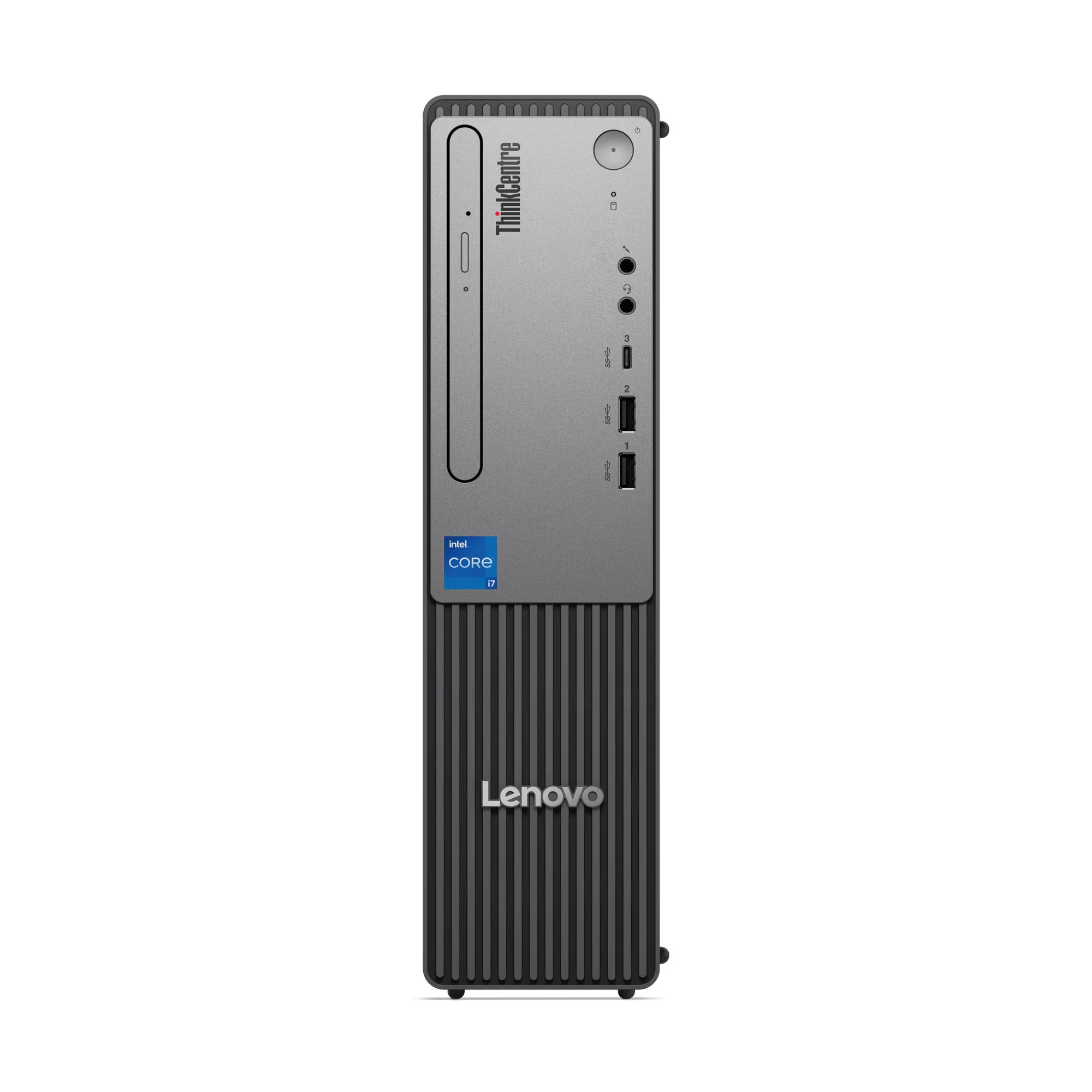 Lenovo ThinkCentre neo 30s Gen 5 SFF, Intel Core i7 13620H, 16GB DDR5 5200 (Up to 64GB Support), 512GB SSD M.2 2280 PCIe 4.0x4 NVMe, No OS, No ODD, WLAN + Bluetooth (Intel Wi-Fi 6 AX203, 802.11ax 2x2 + BT5.2), 1W Speakers, USB Calliope Keyboard & Calliope Mouse, Black, 3 Year Warranty, Front Ports: One USB-C (USB 5Gbps / USB 3.2 Gen 1), with 15W charging, Two USB-A (USB 5Gbps / USB 3.2 Gen 1), One headphone / microphone combo jack (3.5mm), One microphone (3.5mm), Rear Ports: Four USB-A (Hi-Speed USB / USB 2.0), One HDMI 2.1 TMDS, One VGA, One Ethernet (RJ-45), One line-out (3.5mm), Kensington Security Slot - 13DK002MUM No Monitor