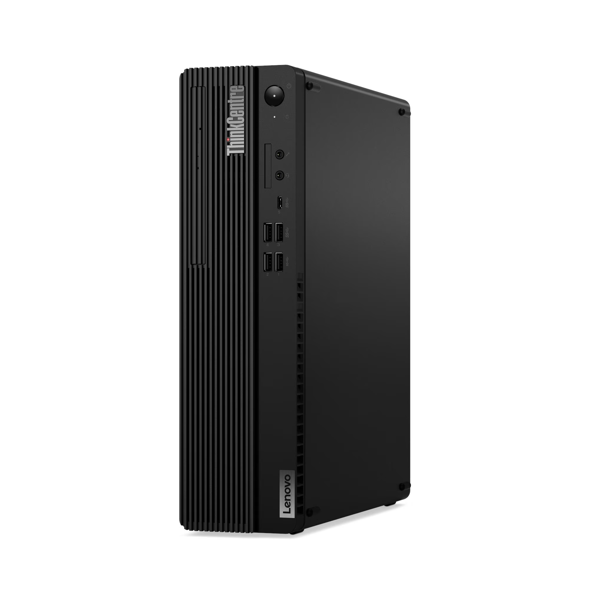 Lenovo ThinkCentre M70s Gen 5 SFF, Intel Core i7 13700, 8GB DDR5 5600 (Up to 64GB Support), 512GB SSD M.2 2280 PCIe 4.0x4 NVMe Opal 2.0, No OS, No ODD, Intel vPro Enterprise, WLAN + Bluetooth (Intel Wi-Fi 6E AX211, 802.11ax 2x2 + BT5.3), 1W Speakers, USB Traditional Keyboard & Calliope Mouse, Black, 3 Year Warranty, Front Ports: One USB-C (USB 5Gbps / USB 3.2 Gen 1), with 15W charging, Four USB-A (USB 5Gbps / USB 3.2 Gen 1), One headphone / microphone combo jack (3.5mm), One microphone (3.5mm), Rear Ports: Four USB-A (Hi-Speed USB / USB 2.0), One HDMI 2.1 TMDS, One DisplayPort 1.4a (HBR2, DSC), One Ethernet (RJ-45), Kensington Security Slot - 12U80080UM No Monitor