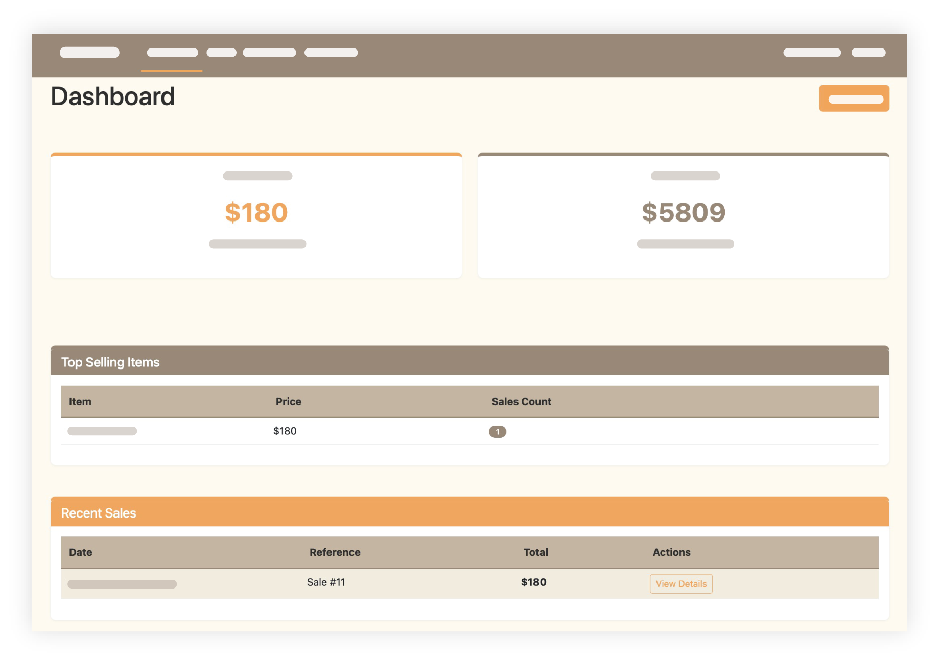 POS Dashboard
