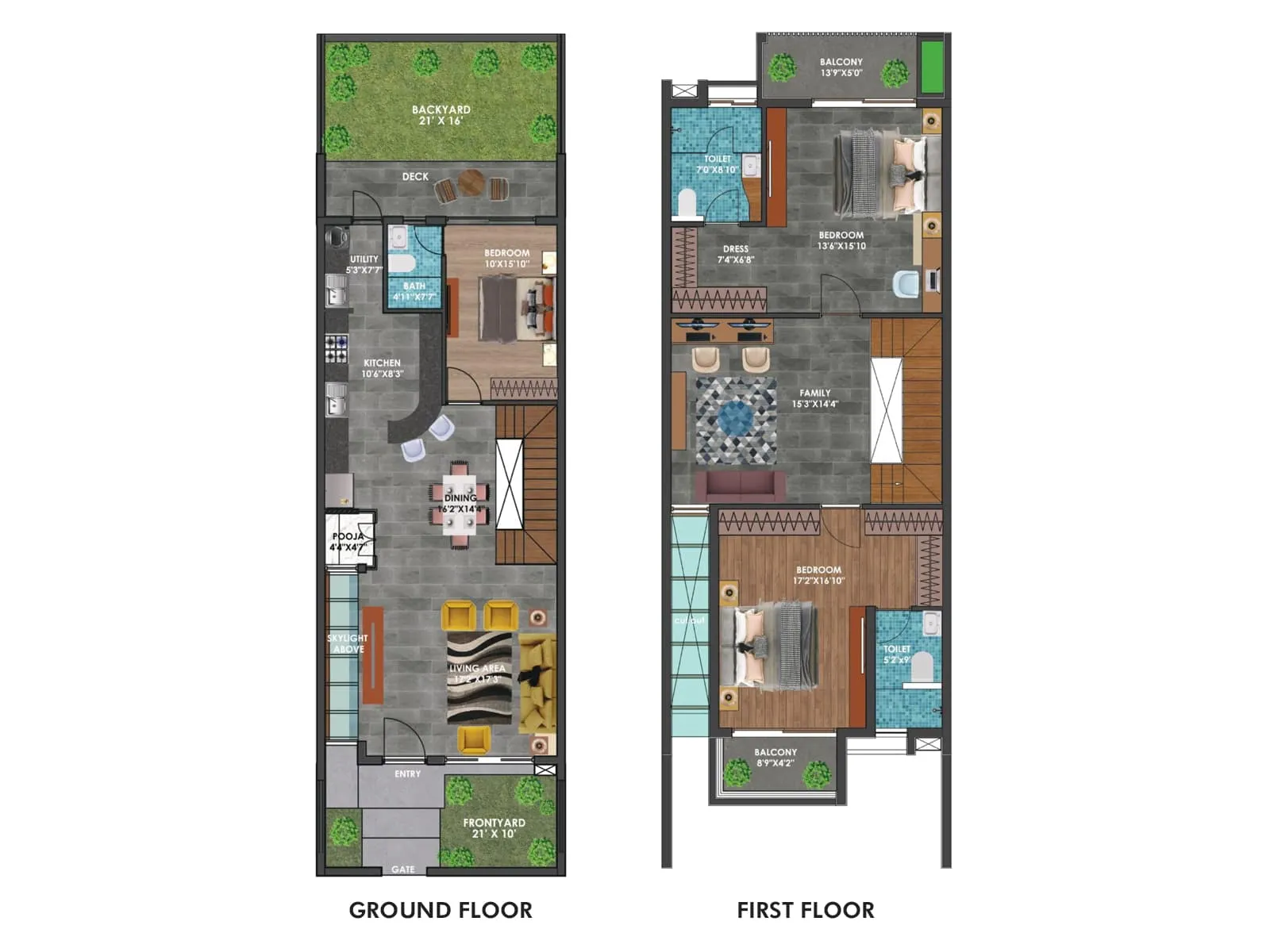 Kanakapura Road / Banashankari 6th Stage — Gravity Aranya | Eco-Luxury 3 & 4 BHK Forest Villaments Floor Plan