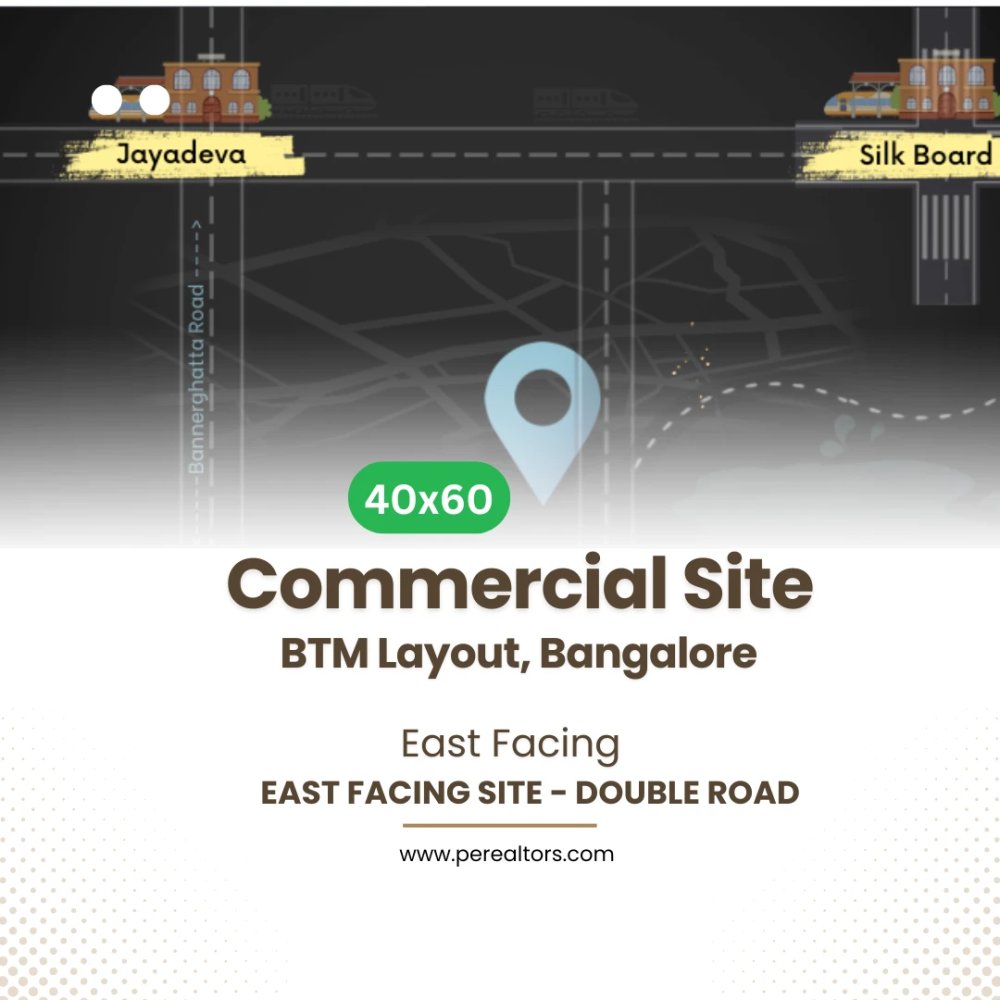 Commercial Site for Sale East-Facing in BTM Prime Location - Image 1