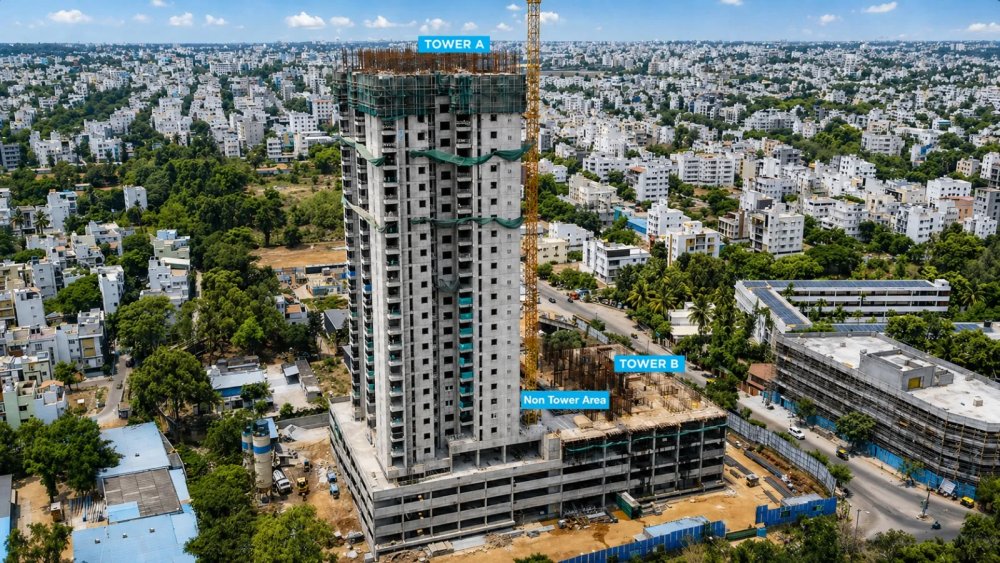 Ullal, Bengaluru — Navami Chamara Heights | Premium 2 & 3 BHK Residences with 70% Open Spaces, Landscaped Green Zones & Lifestyle Amenities in a High-Rise Community for sale. - Image 1