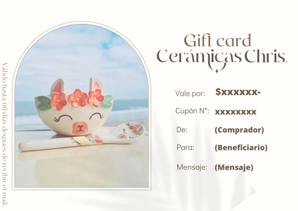 Giftcard virtual de Cerámicas Gres