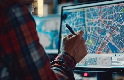 Route optimization smart transport planning image