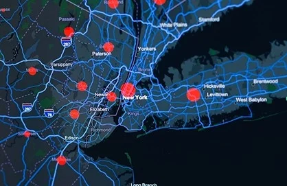 GIS Enabled infrastructure mapping image