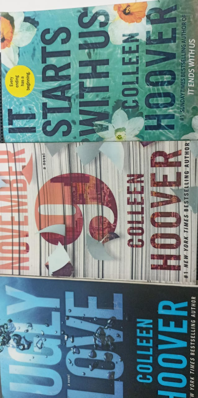 Colleen Hoover Books - It Starts with Us, Nov 9, Ugly Love