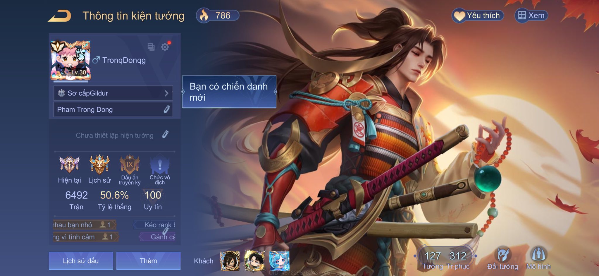 Acc LQ Xịn Pro Vip