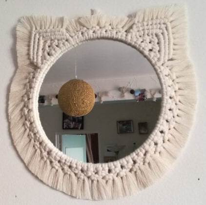 Macrame Wall Mirror