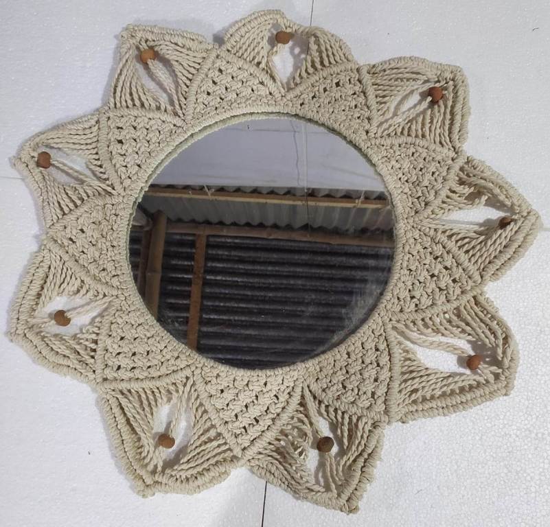 Macrame Wall Mirror