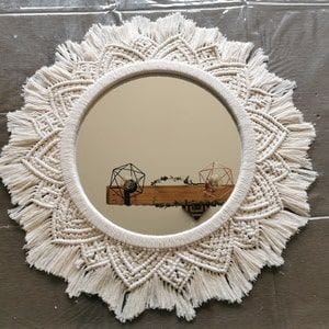 Macrame Wall Mirror