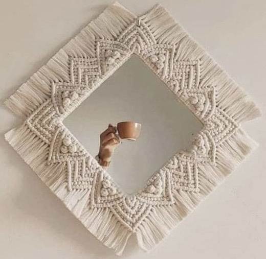 Macrame Wall Mirror