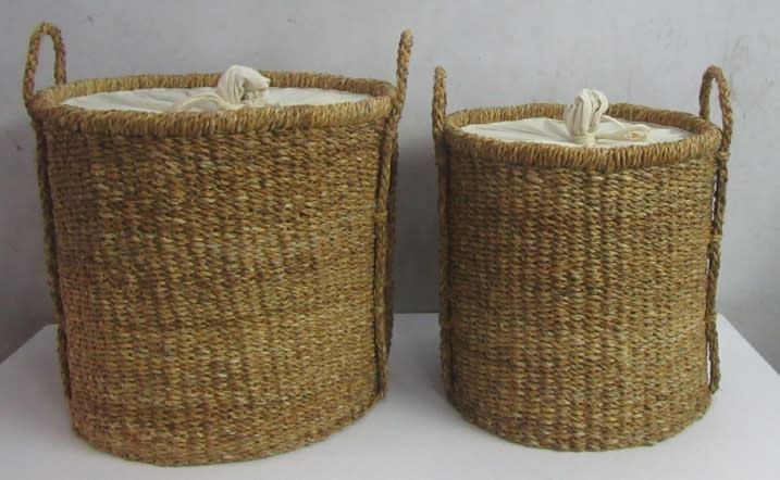 Round Laundry Basket Set of 2