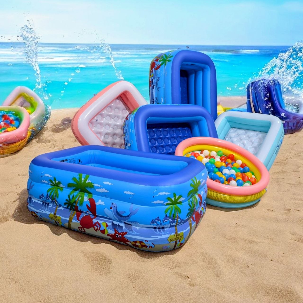 Baby inflatable swimming pool