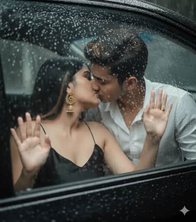 A romantic, intimate photograp