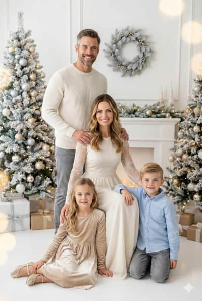 Winter Whites & Holiday Lights
