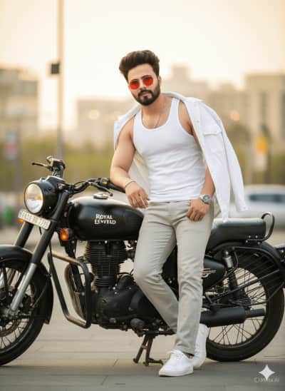 Casual stance powerful bike