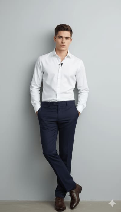 Casual and confident
