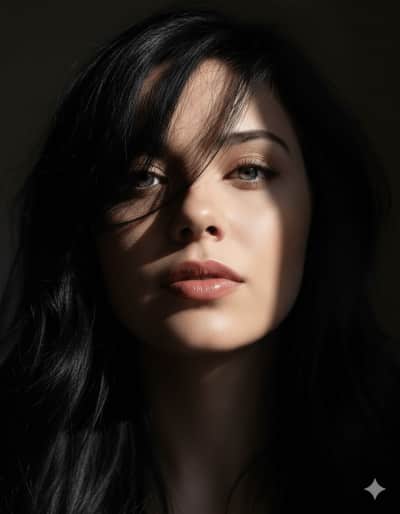 Dramatic Split Lighting Portrait