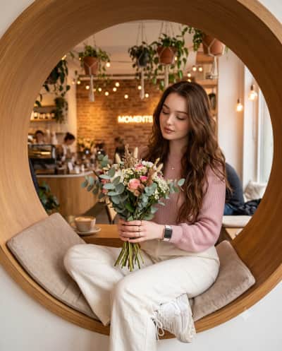 The Circular Cafe Window