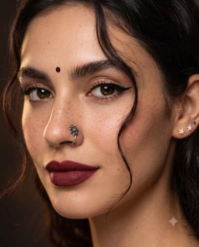 The Floral Nose Pin