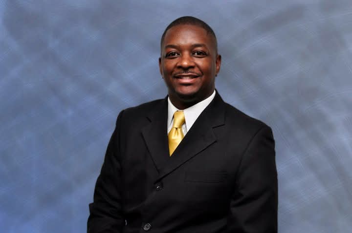 SD Horton speaking at an event