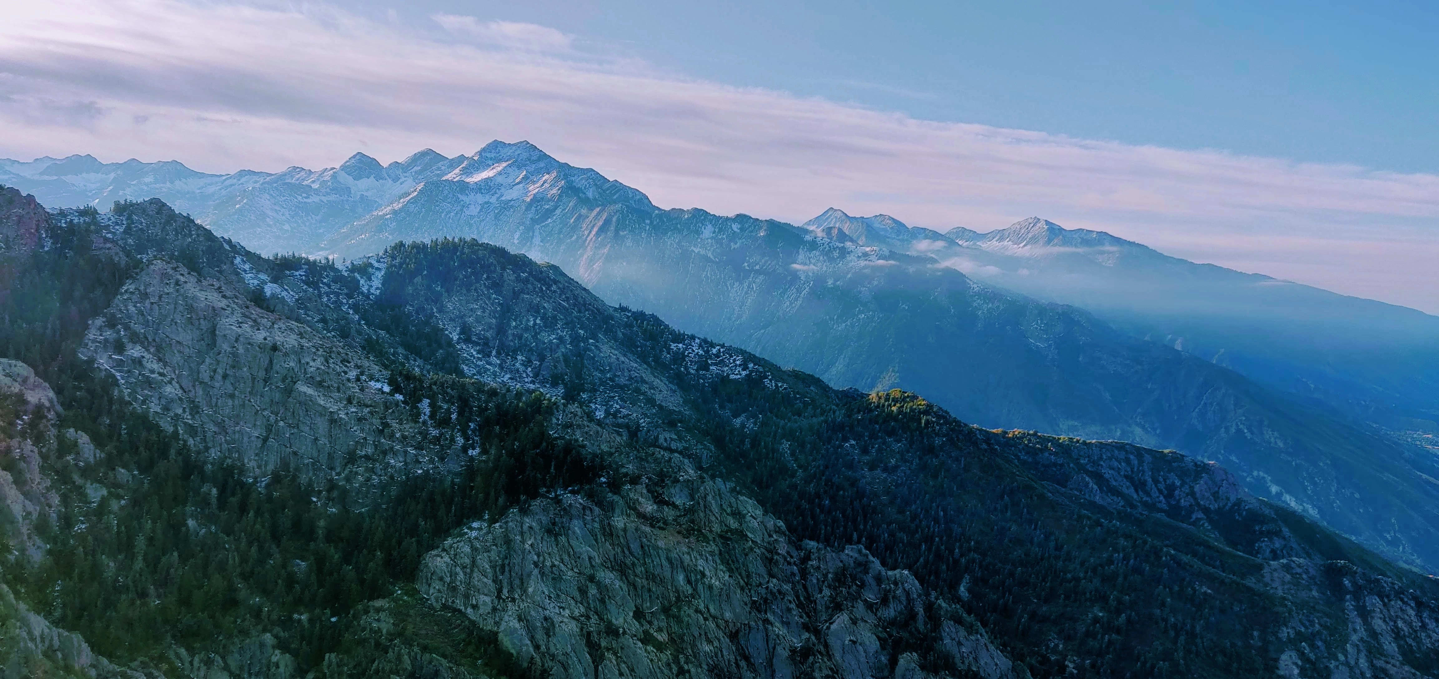 View of SL County from the Wasatch Mountains