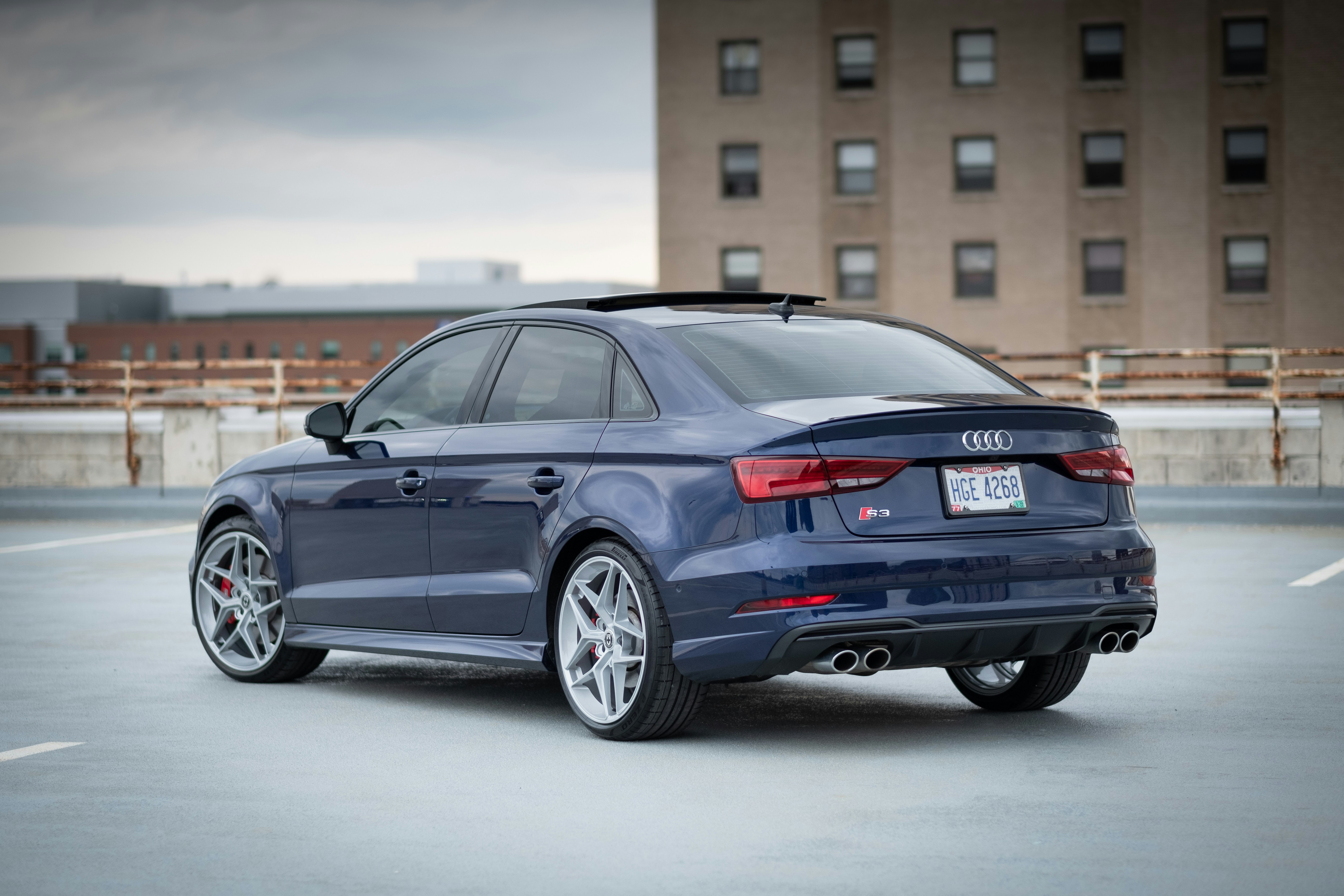 2015 Audi S3 parked in an urban setting