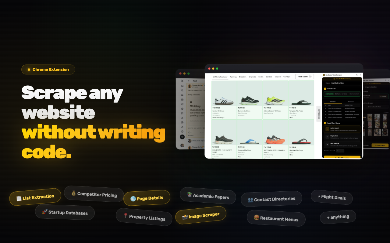 No Code Web Scraper - Scrape Any Website Without Code preview