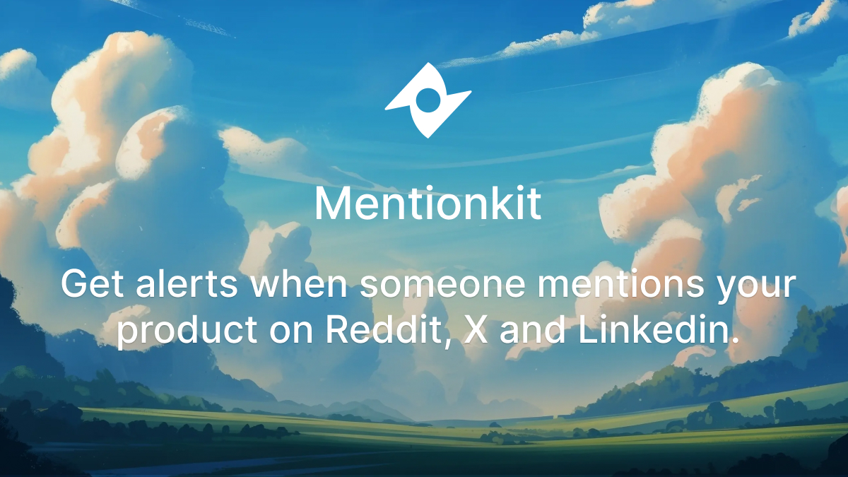 Mentionkit social monitoring tool preview