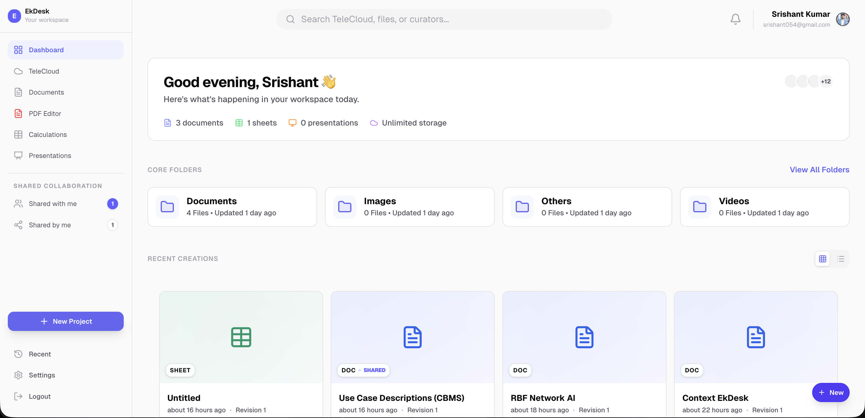EkDesk - Your Unified Workspace preview