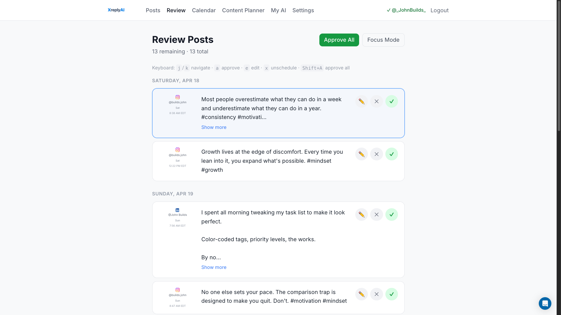 XreplyAI screenshot 2
