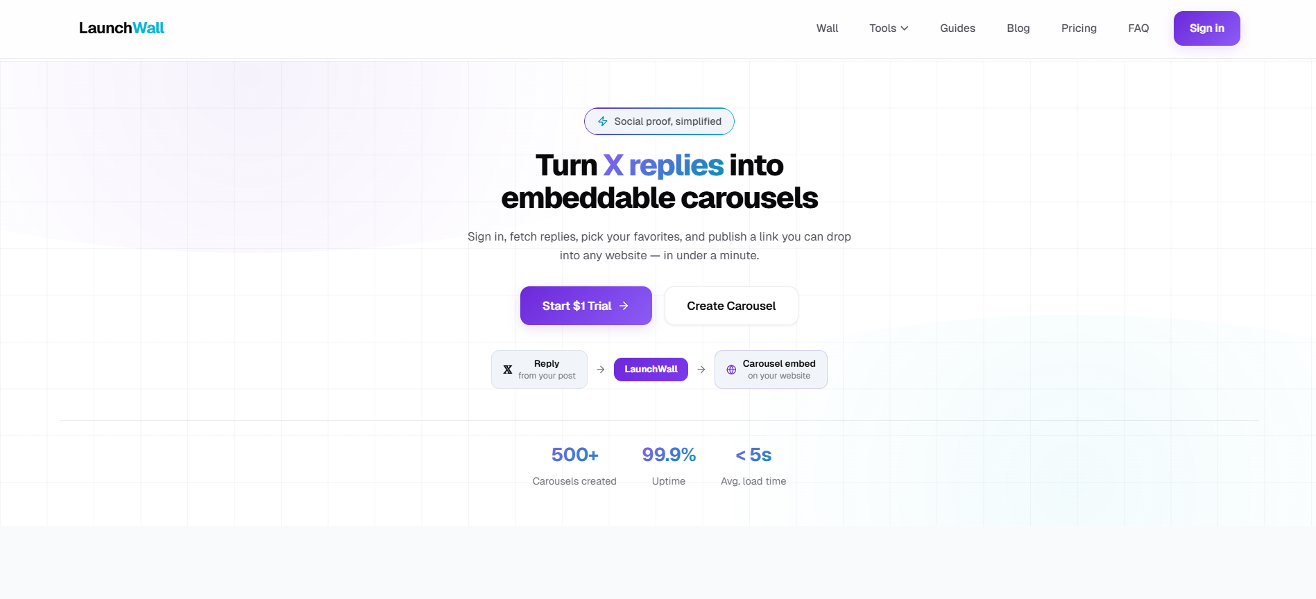 LaunchWall preview