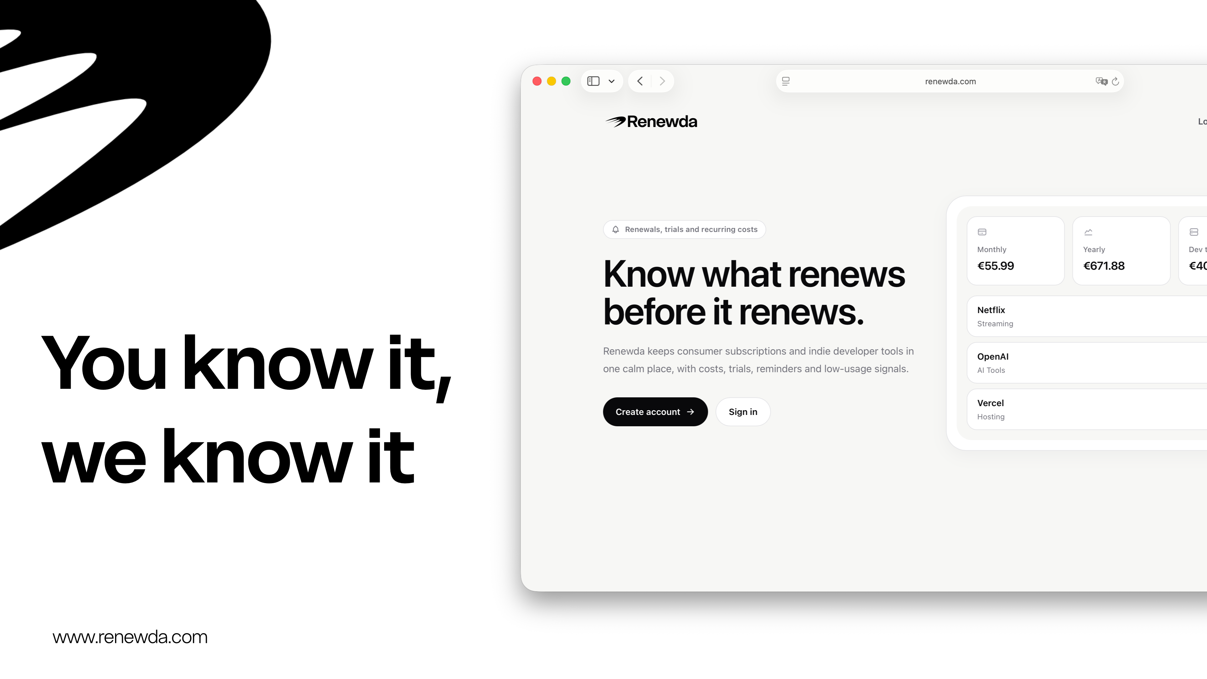 Renewda — screenshot 1 of 2