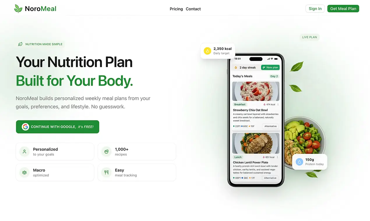 NoroMeal — screenshot 1 of 2