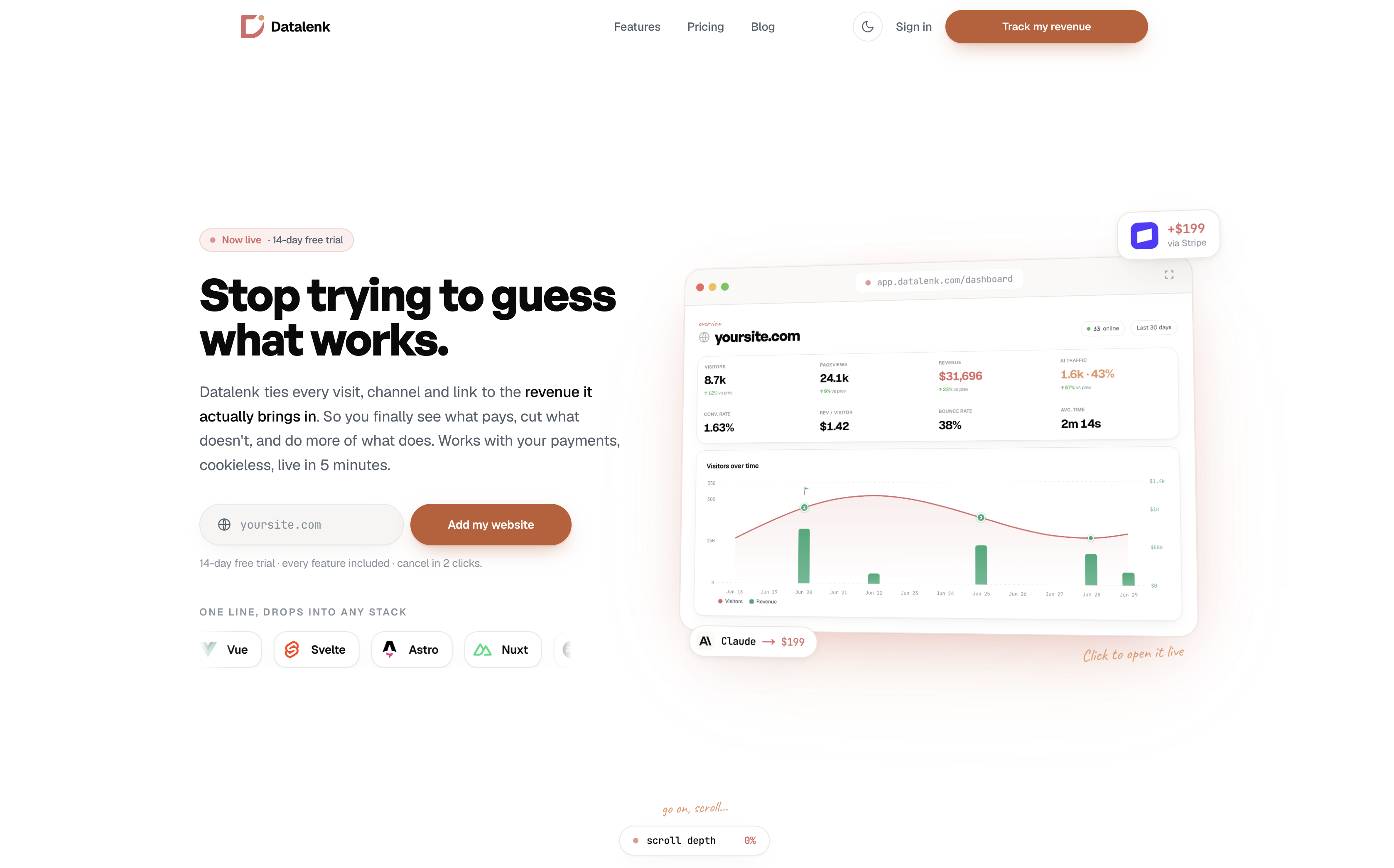 Datalenk — screenshot 1 of 2