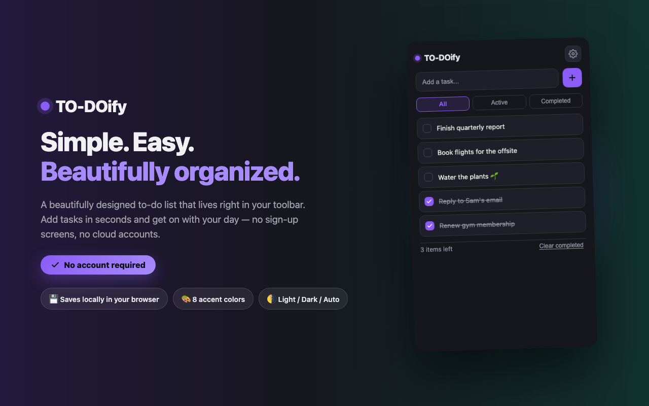 TO-DOify — screenshot 1 of 2