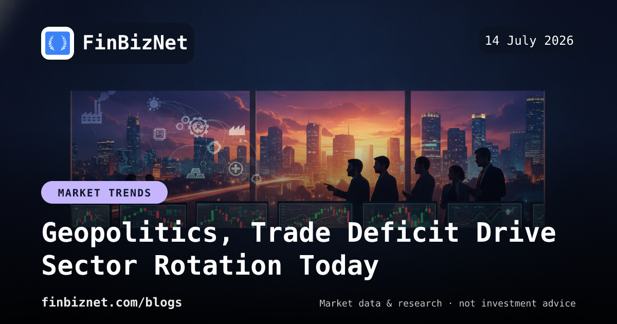 Geopolitics, Trade Deficit Drive Sector Rotation Today