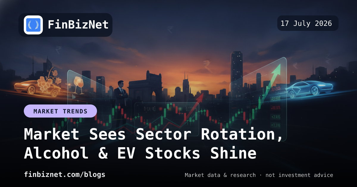 Market Sees Sector Rotation, Alcohol & EV Stocks Shine
