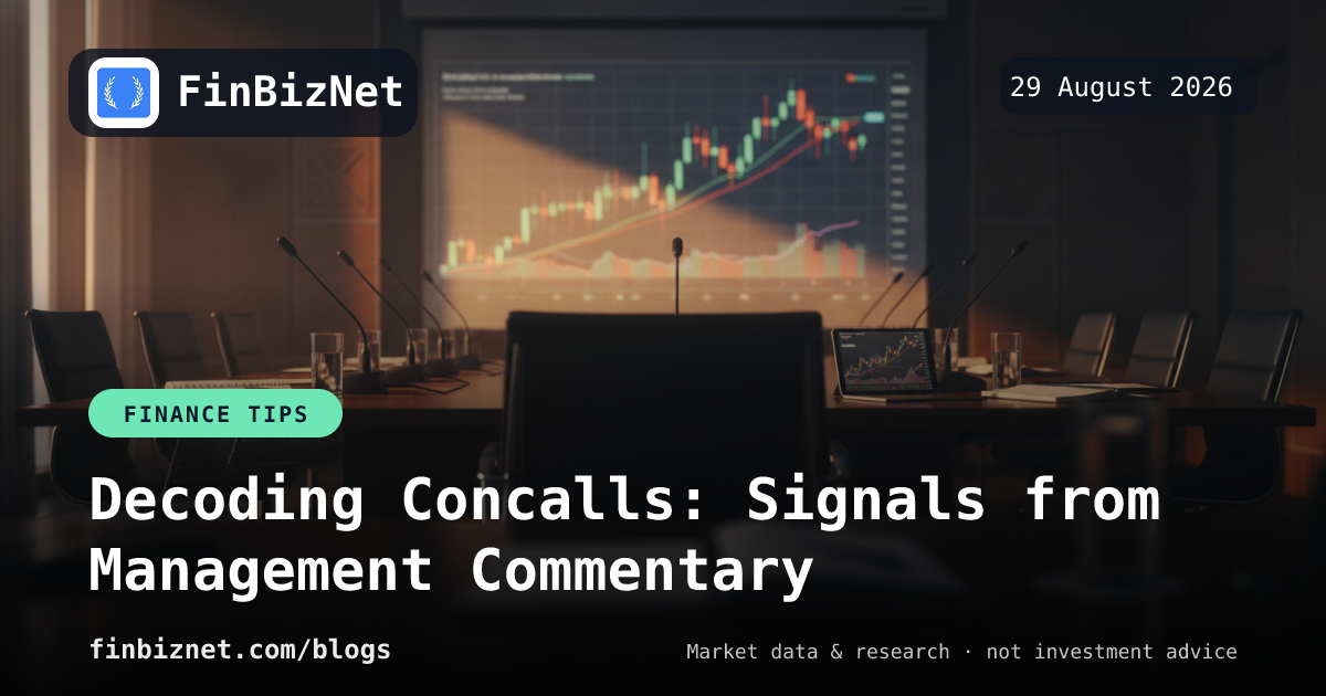 Decoding Concalls: Signals from Management Commentary